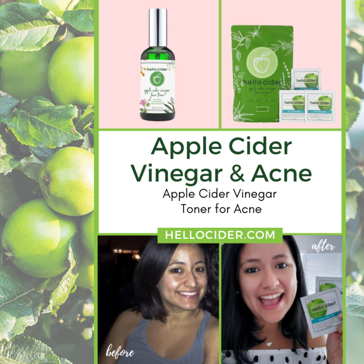 Hello Cider label close-up displaying organic claims and ingredient highlights