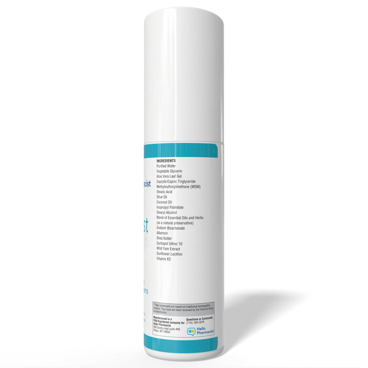 HelloPharmacist cream applied on hand demonstrating quick moisturizing effect