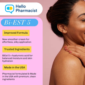 HelloPharmacist jar on a bathroom vanity showing everyday beauty routine fit