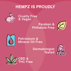 Hempz lotion staged in bathroom lifestyle for daily moisturizing routine