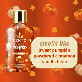 Hempz Caramel Candy Apple lotion top view showing flip cap and easy use