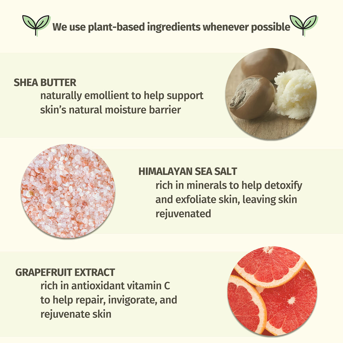Hempz product label close-up highlighting natural ingredient benefits