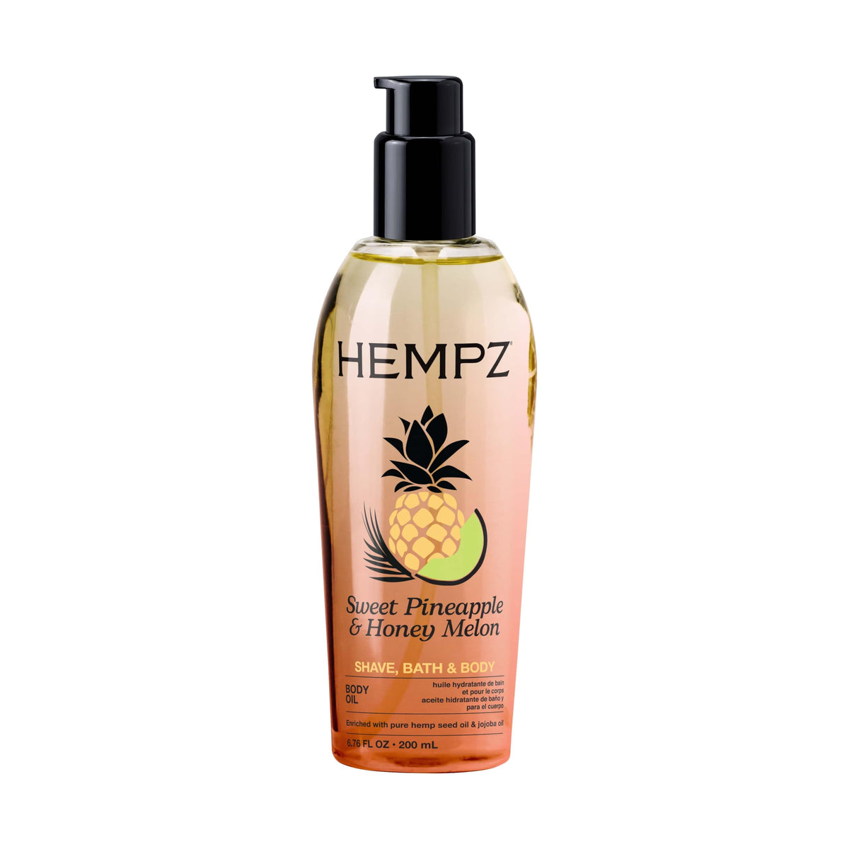 Hempz front bottle showing scent and size for quick purchase decision