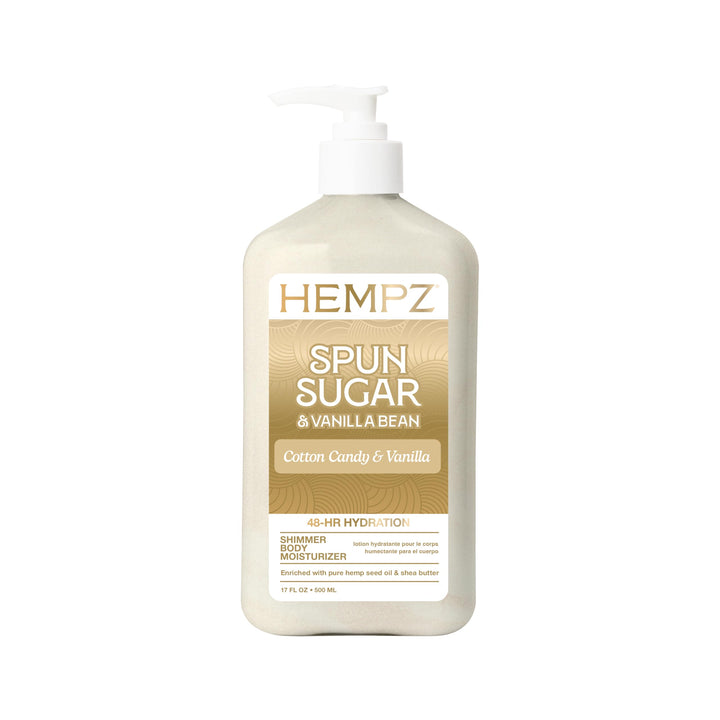 Hempz front packaging showing bottle and label, highlights scent