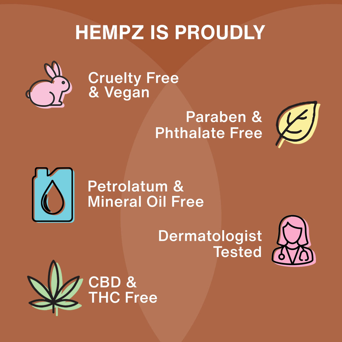 Hempz 17 oz bottle next to common objects showing product size and value