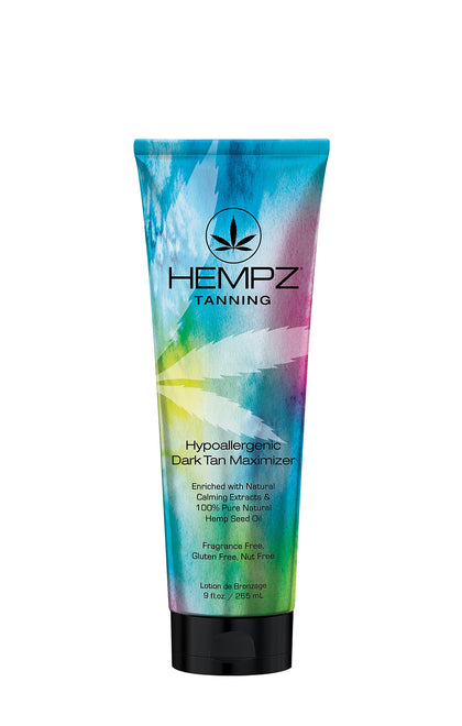 Hempz bottle front view showing branding and fragrance-free benefit