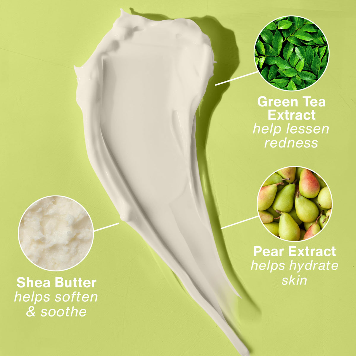 Hempz botanical ingredients display conveying natural nourishment