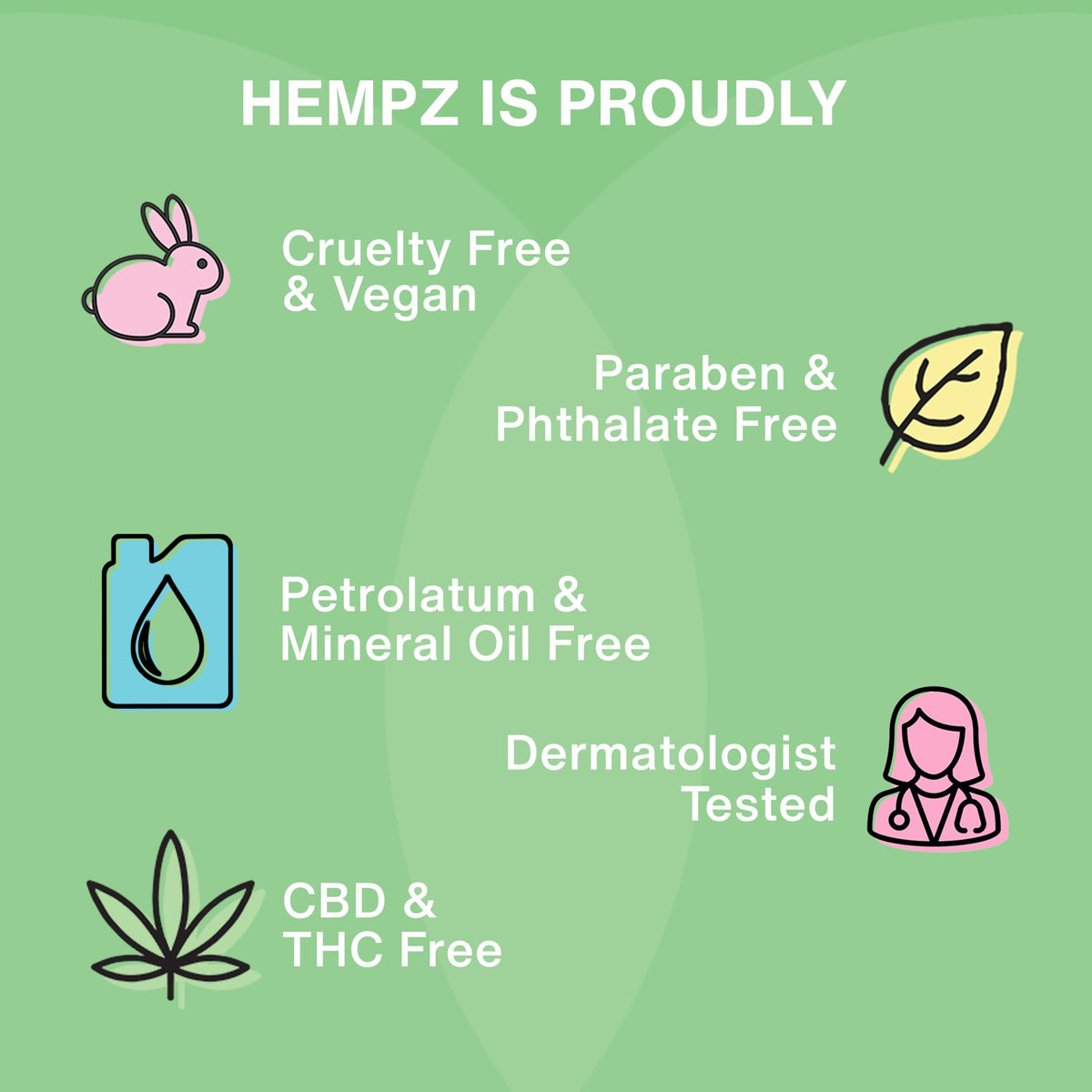 Hempz bottle on bathroom vanity in a lifestyle setting promoting daily routine use