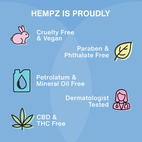 Hempz Ocean Breeze in bathroom shelf lifestyle suggesting daily routine use
