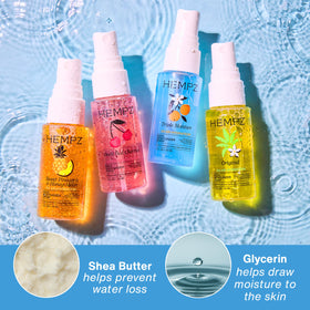 Hempz Original label detail highlighting brand and moisturizer claims