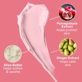 Hempz ingredient label close-up highlighting hemp seed oil and botanicals