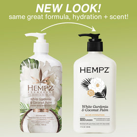 Hempz pump dispensing lotion texture for quick absorption