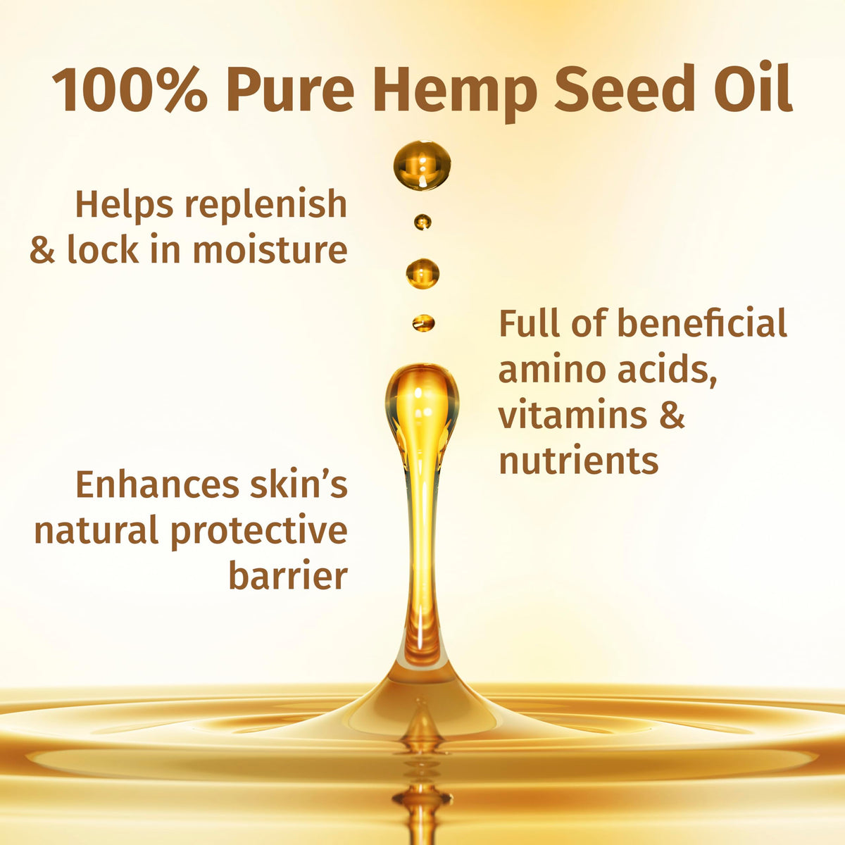 Hempz bottle beside common items showing 6.76 oz scale and portability