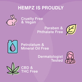 Hempz bottle in beach setting conveying radiant, travel-ready glow