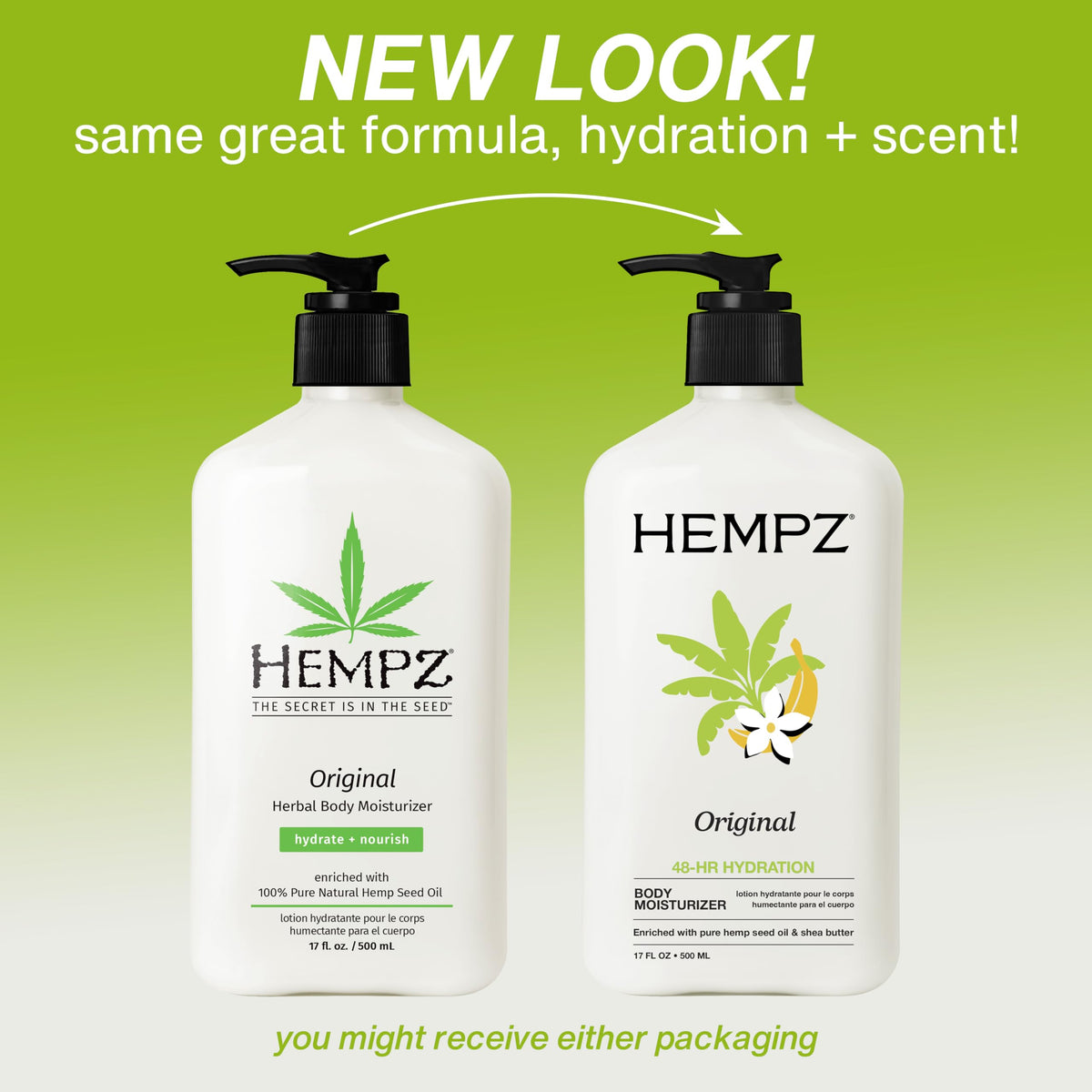Hempz silky lotion texture close-up demonstrating quick absorption and smoothness