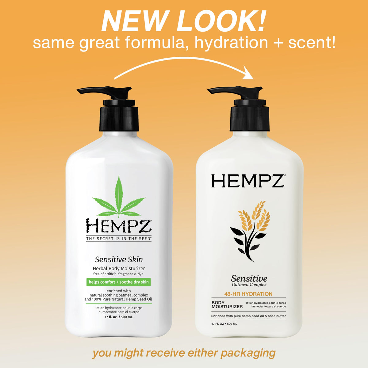 Hempz creamy lotion texture close-up demonstrating smooth spreadable hydration
