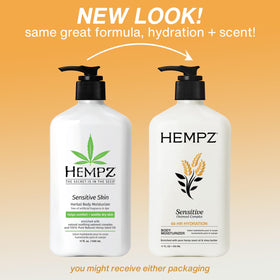 Hempz creamy lotion texture close-up demonstrating smooth spreadable hydration