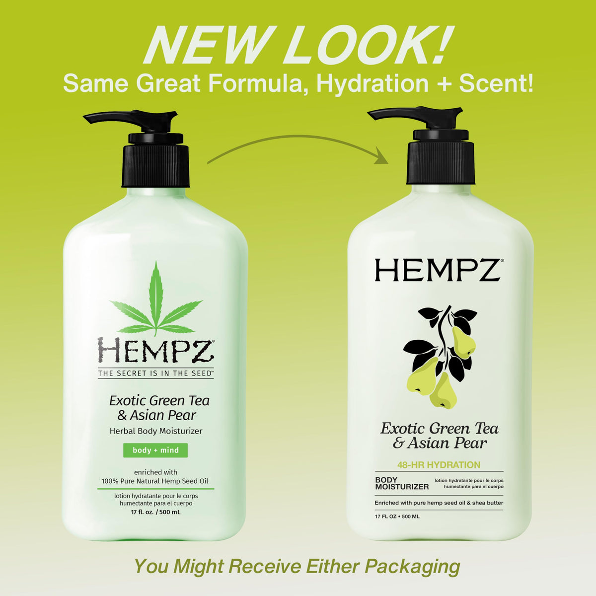 Hempz cream texture close-up highlighting quick absorption benefit