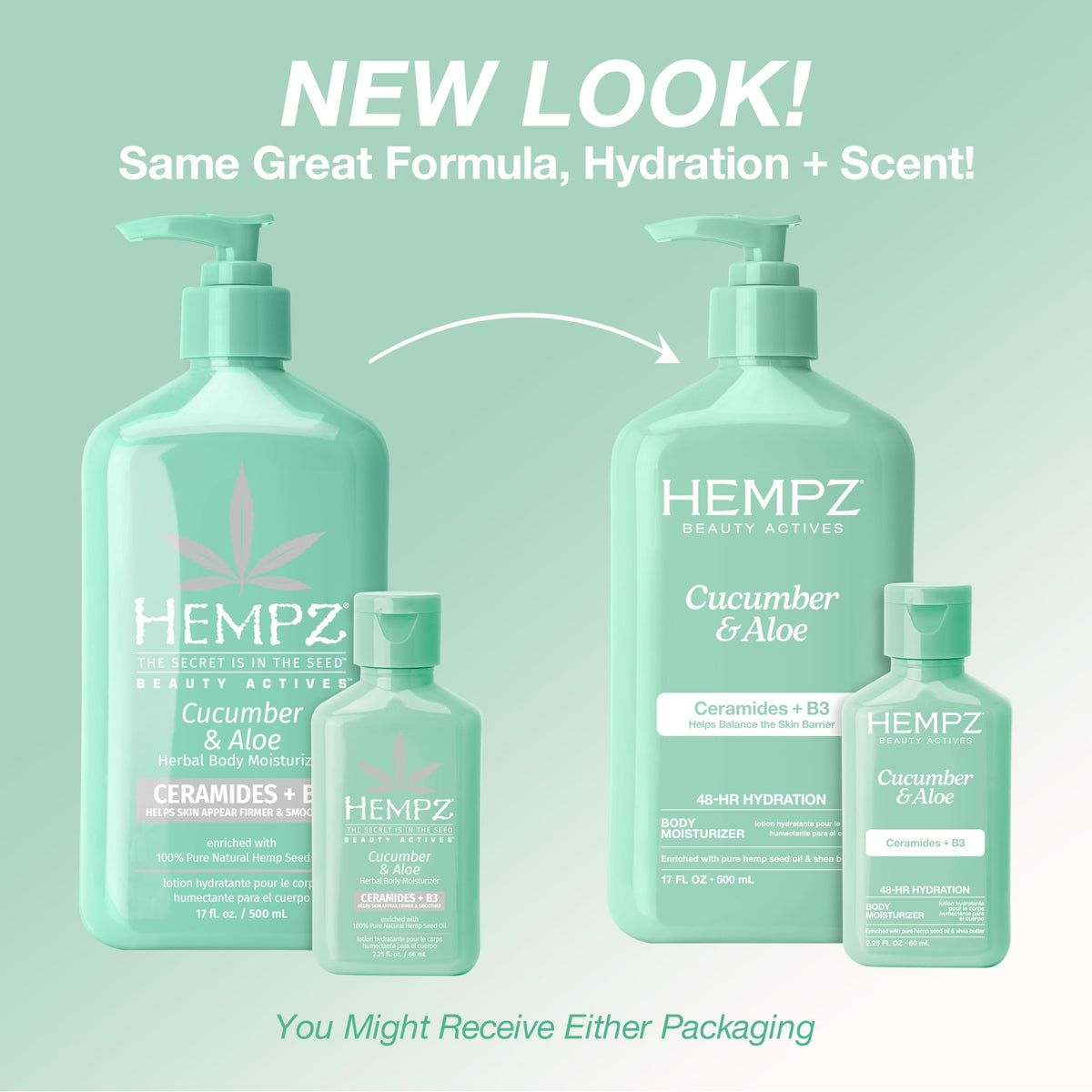 Hempz cream texture swatch demonstrating smooth fast-absorbing hydration