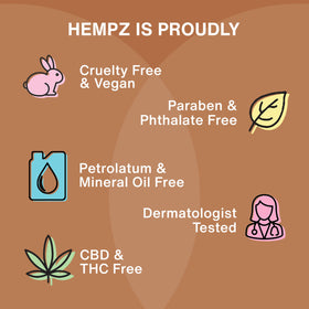 Hempz Vanilla Lux in a bathroom setting illustrating daily routine and pleasant vanilla scent