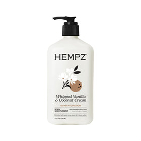 Hempz front packaging showing product benefits and vegan label