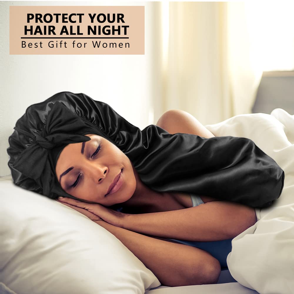 Heniho bonnet placed on bedside showing sleep comfort and protection