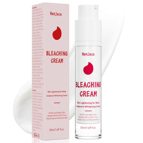 Henjaca front packaging showing tube and brand for brightening benefits