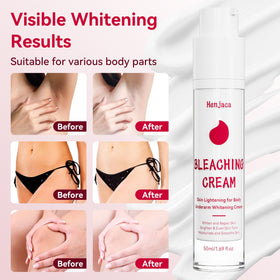 Henjaca tube held in hand showing size and travel-friendly packaging