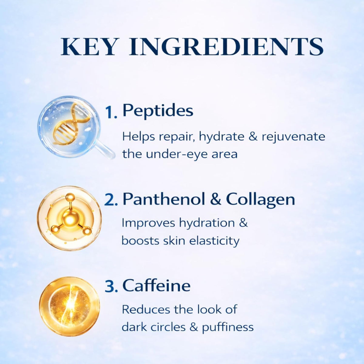HEQIFU ingredients collage highlighting retinol, collagen and nourishing extracts
