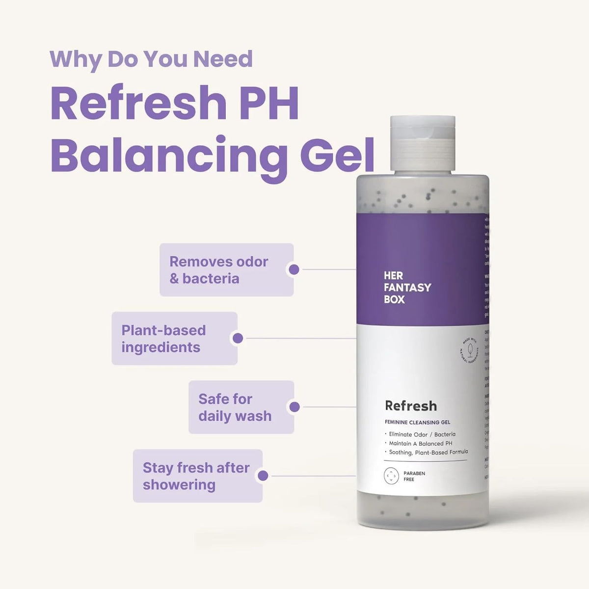 Her Fantasy Box lather texture demonstrating gentle foam and mild cleansing benefit