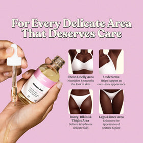 Her Fantasy Box application on hand illustrating easy massage and quick absorption