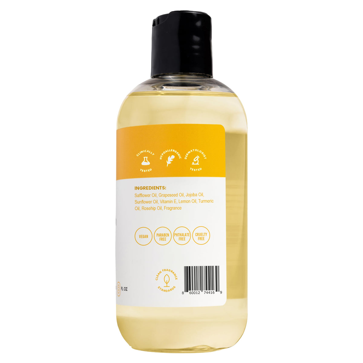 Her Fantasy Box travel-ready bottle packed in a toiletry bag for trips