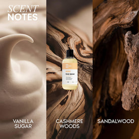 Her Fantasy Box applied to wrist showing non-greasy absorption benefit: smooth skin feel