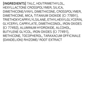 HERA label and ingredient list shot highlighting premium formulation benefit