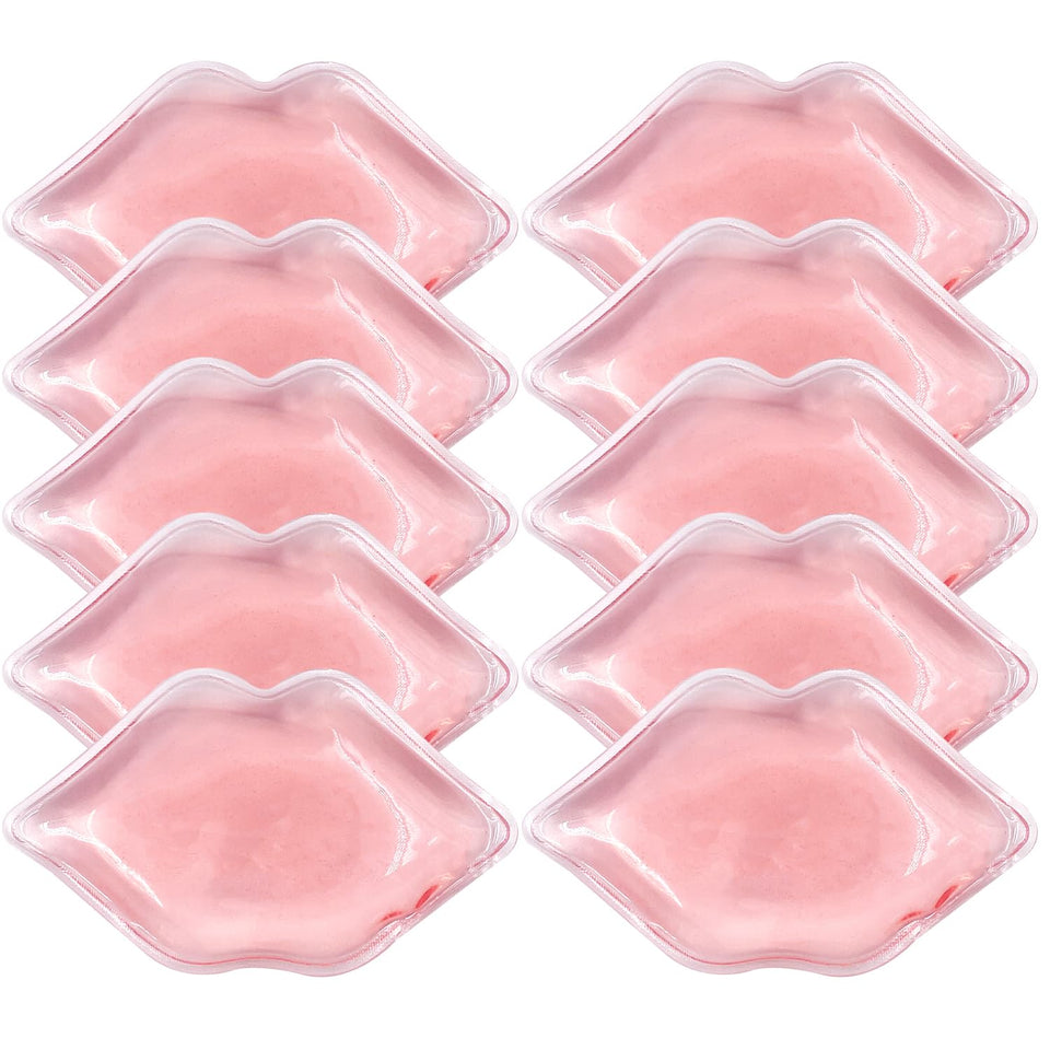 Herb Life front view of lip ice pack showing shape and compact design for targeted cooling