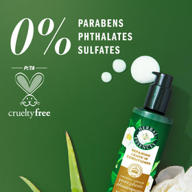 Herbal Essences aloe and camellia oil ingredients highlighting purity