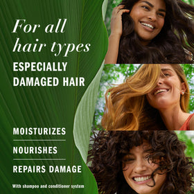 Herbal Essences back label close-up listing ingredients and simple directions