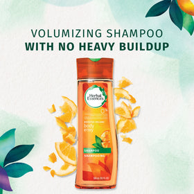 Citrus ingredient detail emphasizing Herbal Essences fresh fragrance lift