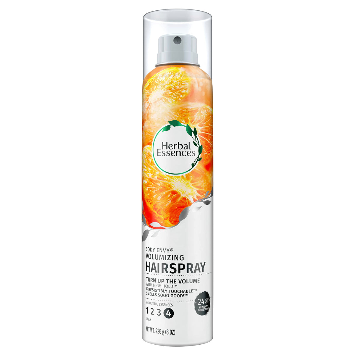 Herbal Essences Body Envy front can showing citrus scent and volumizing shine