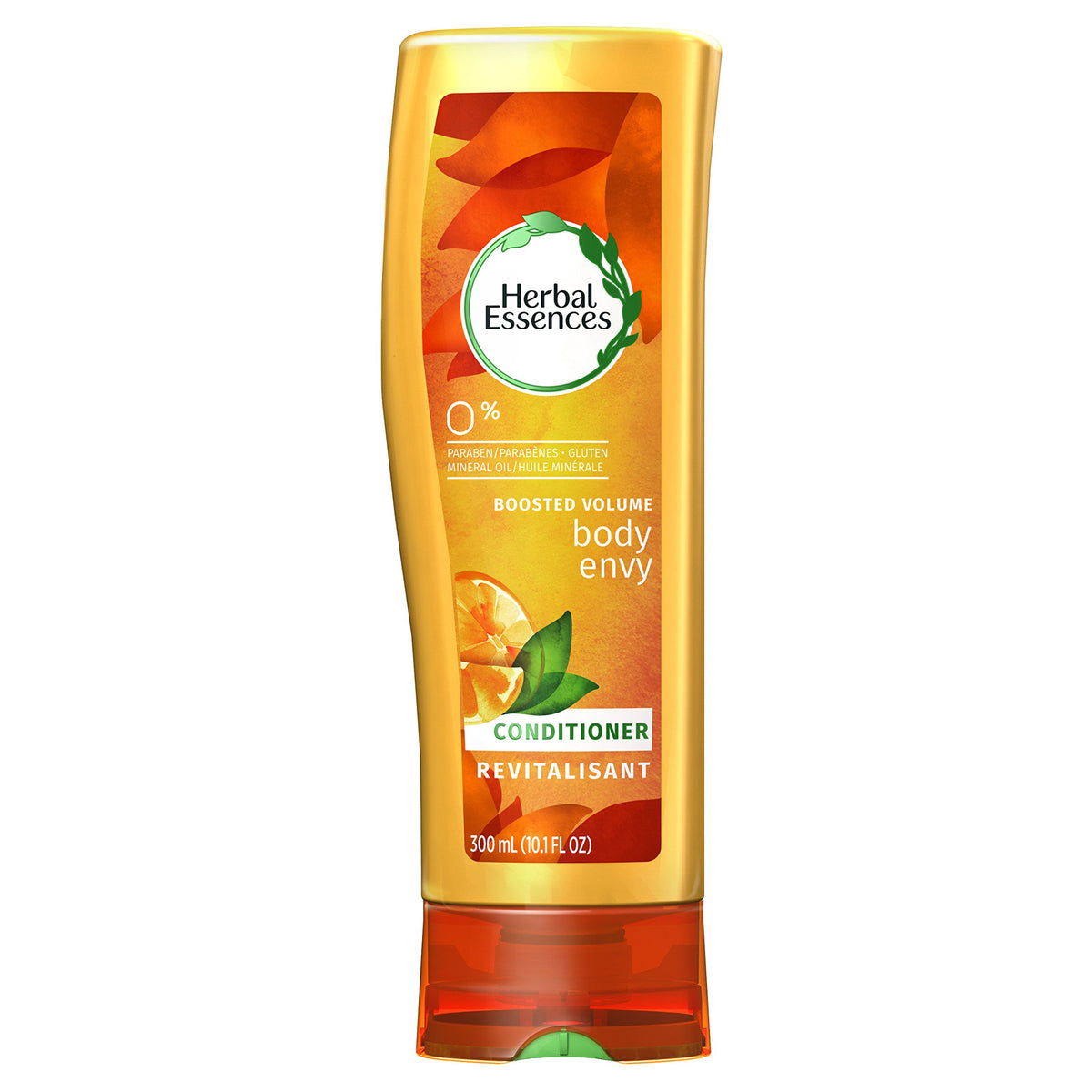 Herbal Essences Body Envy front packaging showing bottle and citrus branding for quick identification and shelf appeal