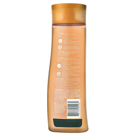 Herbal Essences pouring shampoo into palm for easy application and control