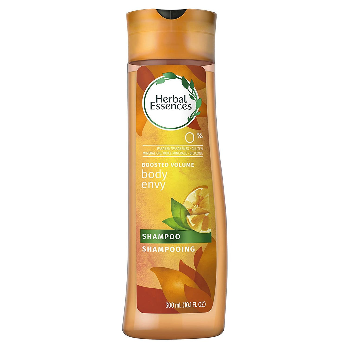 Herbal Essences three-pack display indicating value and consistent supply