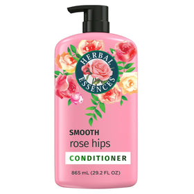 Herbal Essences bottle front view showing smooth collection and benefits