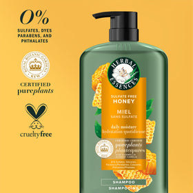 Herbal Essences camellia oil droplet close-up showing lightweight nourishment