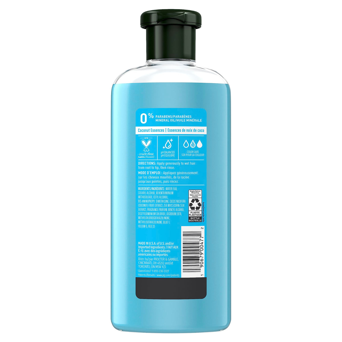 Herbal Essences creamy coconut conditioner texture for deep hydration