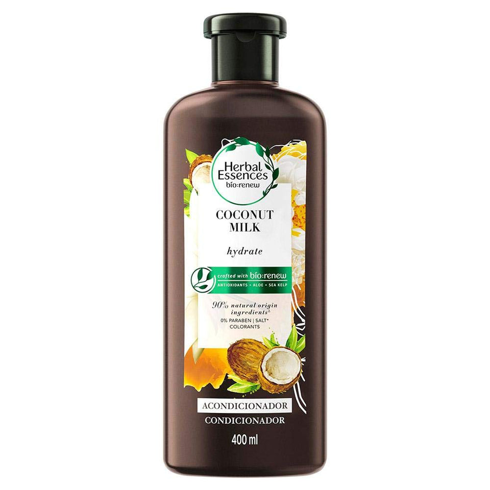 Herbal Essences front packaging showing product and key benefits