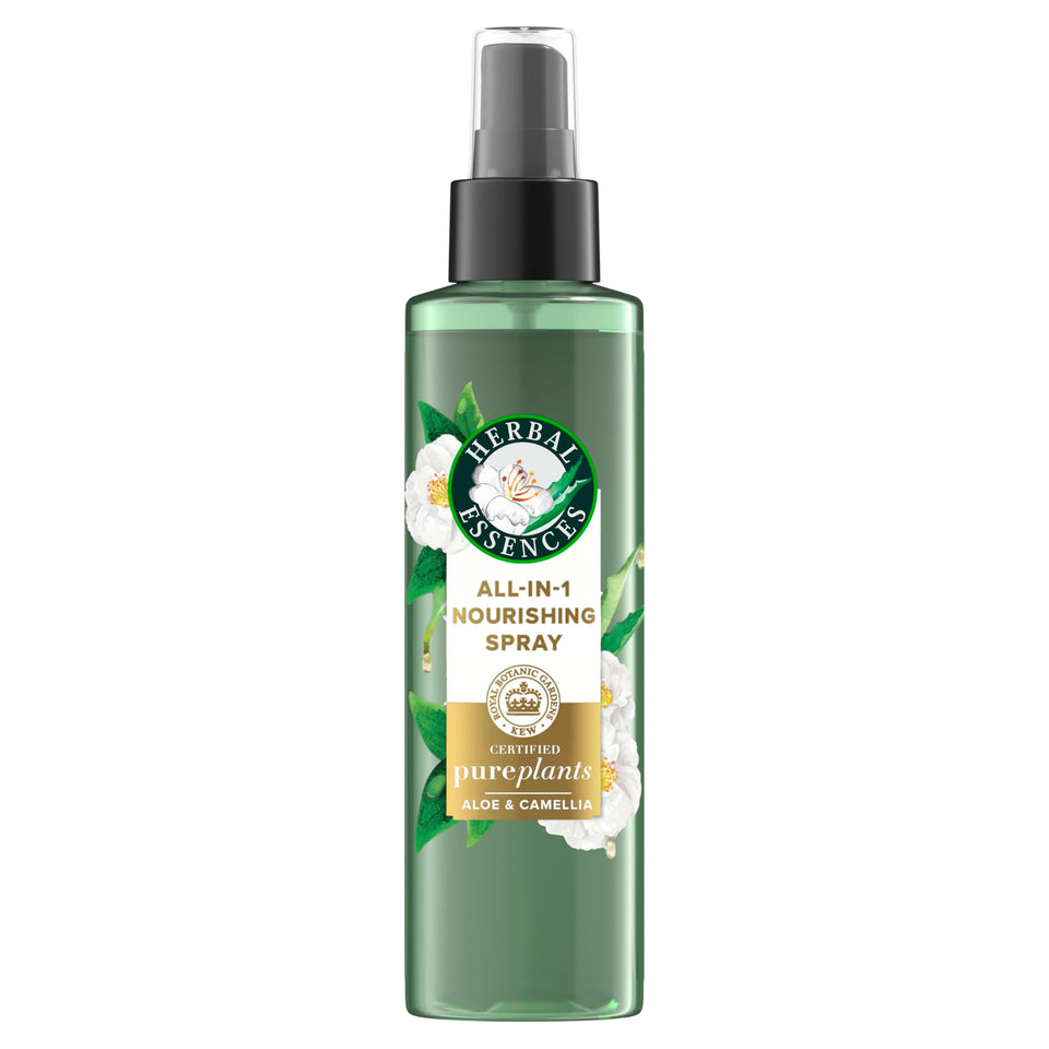 Herbal Essences front packaging showing bottle and product name benefits