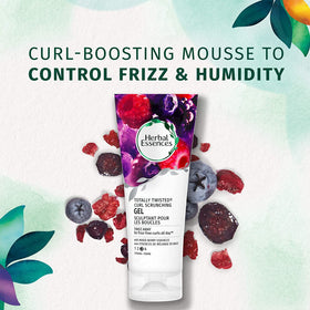 Herbal Essences gel texture close-up showing clear, lightweight consistency