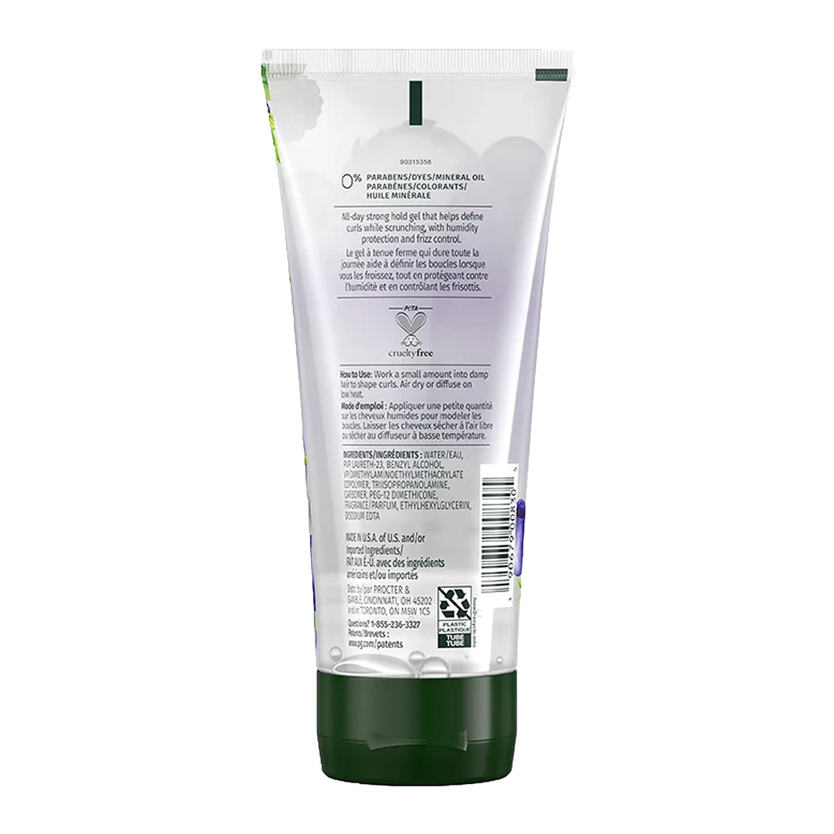 Herbal Essences gel texture close-up demonstrating smooth application benefit