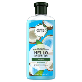 Herbal Essences front bottle view showing label and coconut scent benefit